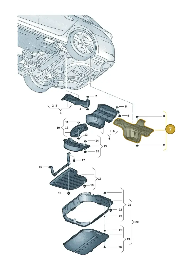 5Q0825711B — SEAT Leon style (2019-) diagram 5fn825020, position 7