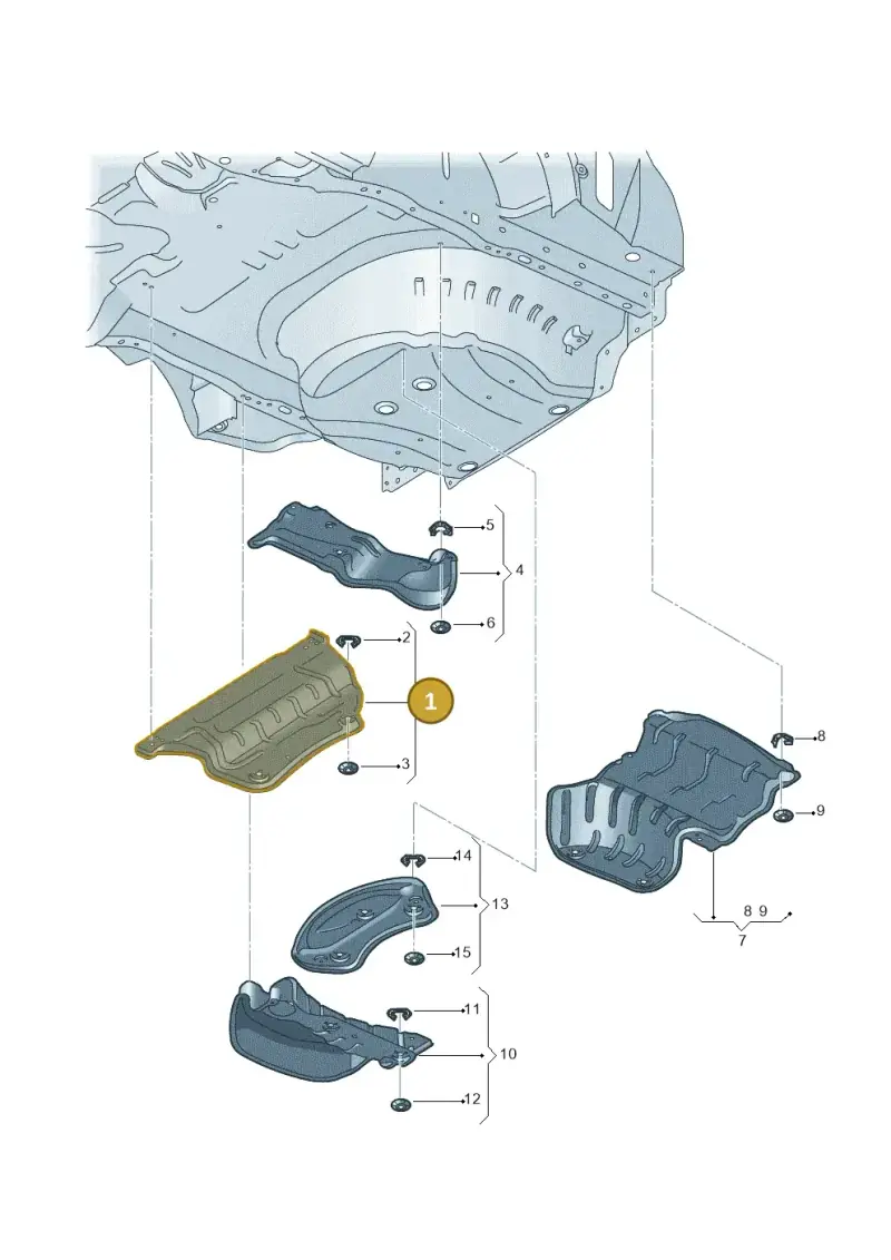 5Q0825730B — SEAT Leon ST Stylance (2016-2020) diagram 754825050, position 1