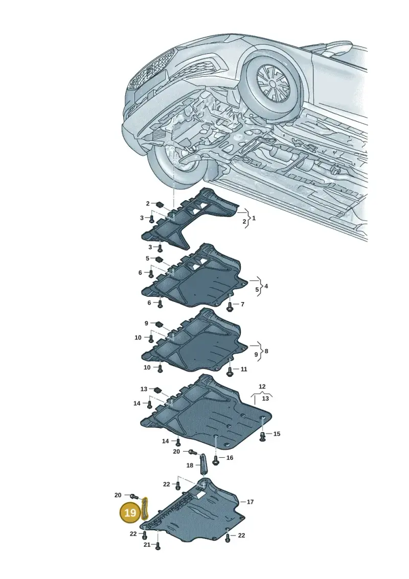 5Q0825922A — SEAT Formentor TSI CUPRA (2020-) diagram 5fn825000, position 19
