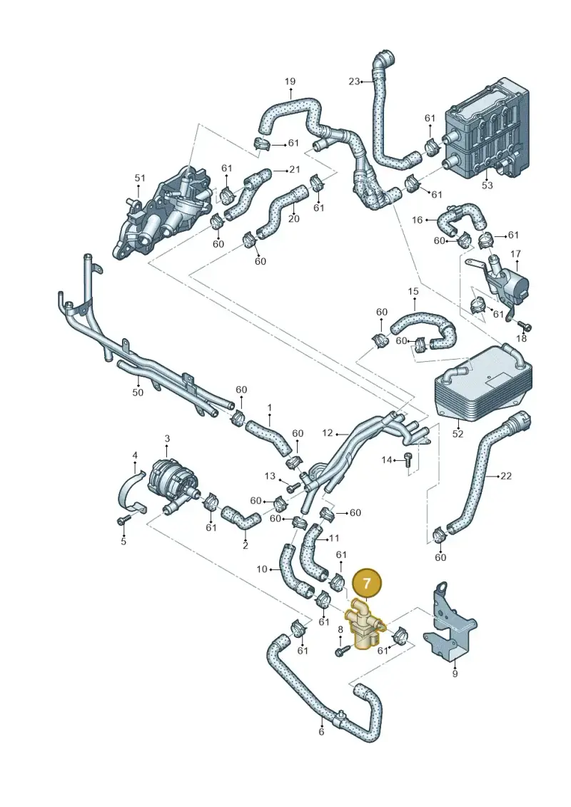5Q0906457C — SEAT Formentor TSI CUPRA (2020-) diagram 745121620, position 7