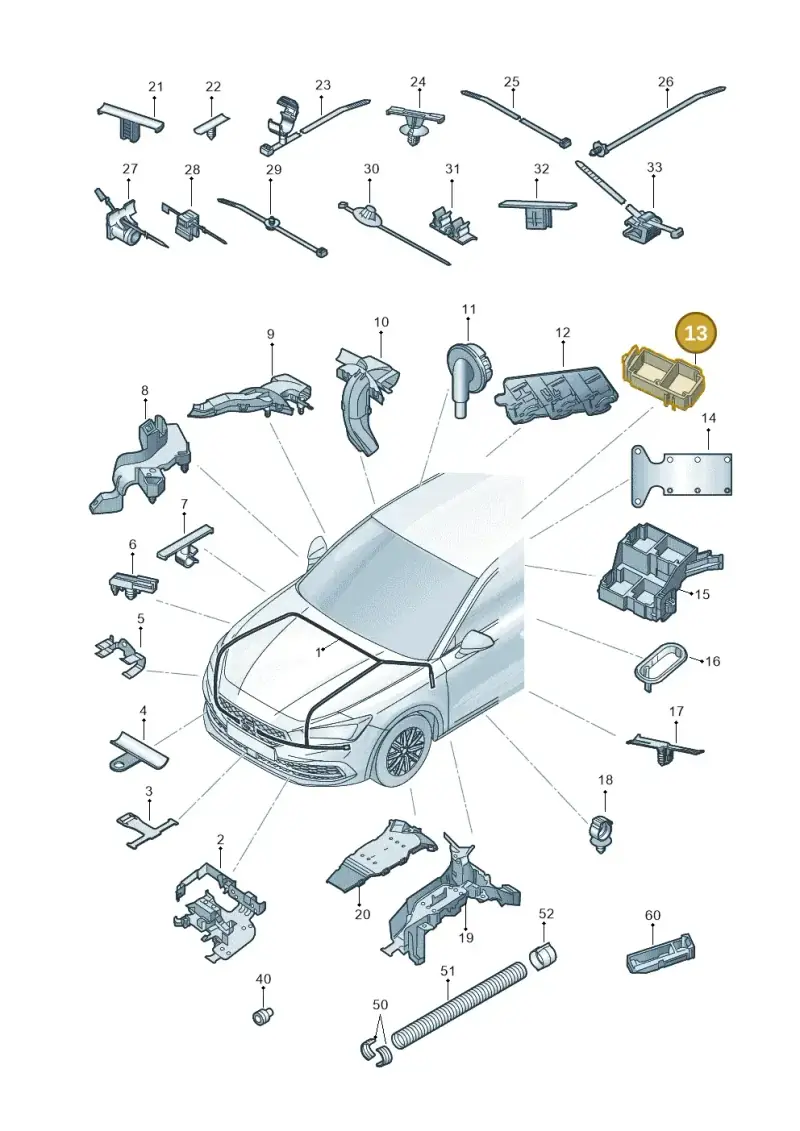 5Q0937545 — SEAT Formentor TSI CUPRA (2020-) diagram 5fn971081, position 13