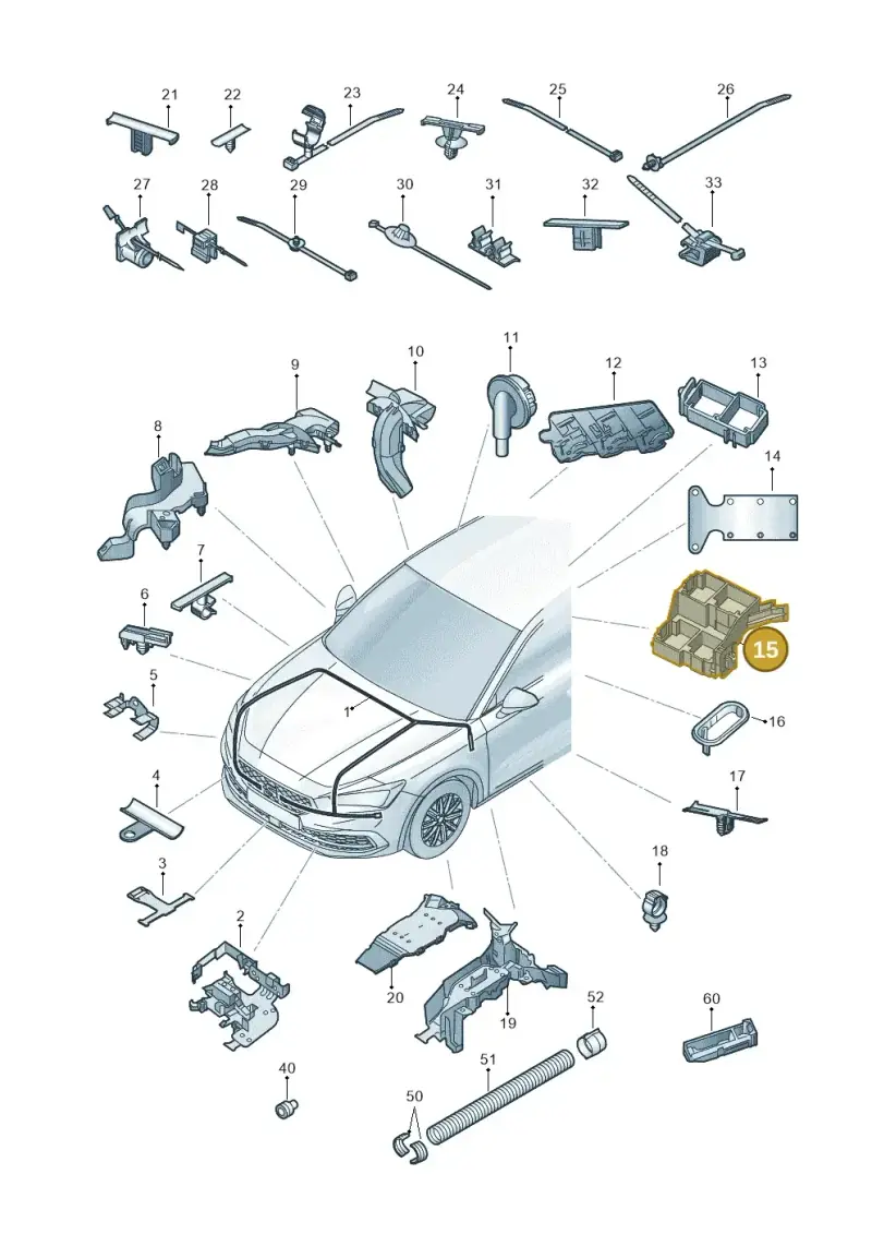 5Q0937545A — SEAT Formentor TSI CUPRA (2020-) diagram 5fn971081, position 15