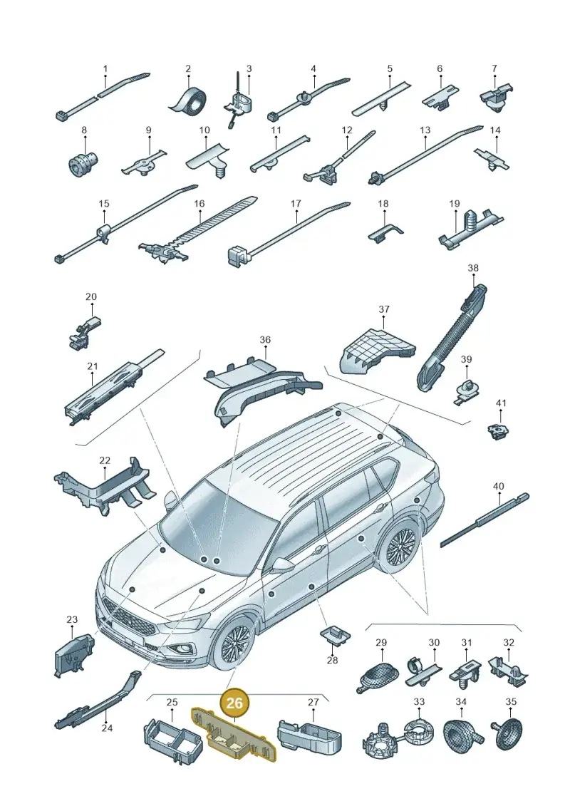 5Q0937546 — SEAT Tarraco FR (2018-2024) diagram 591971083, position 26