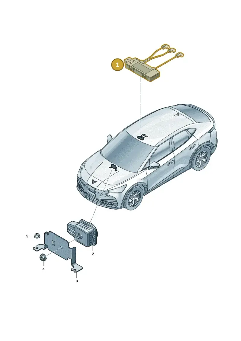 5Q0951172C — SEAT Tavascan Cupra (2023-) diagram 20h951020, position 1