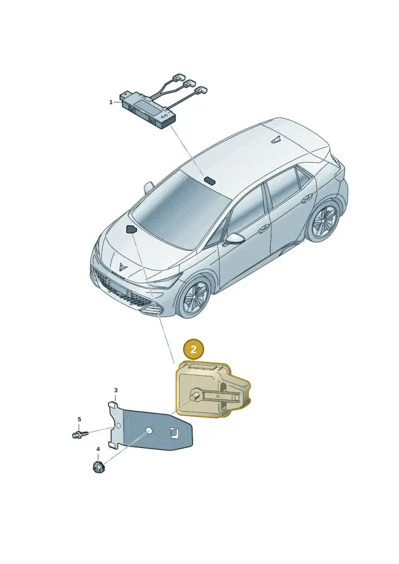 5Q0951605A — SEAT EBoost CUPRA (2021-) diagram 10s951020, position 2