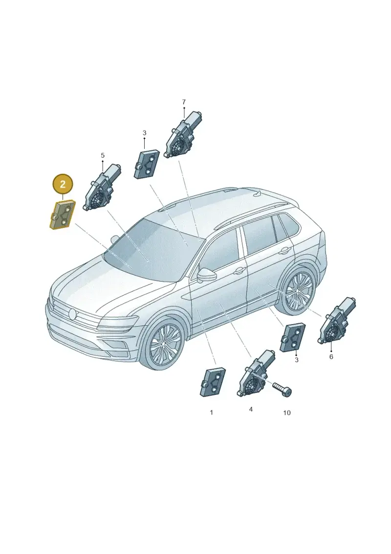 5Q0959593L — SEAT Tarraco FR (2018-2024) diagram 884959100, position 2