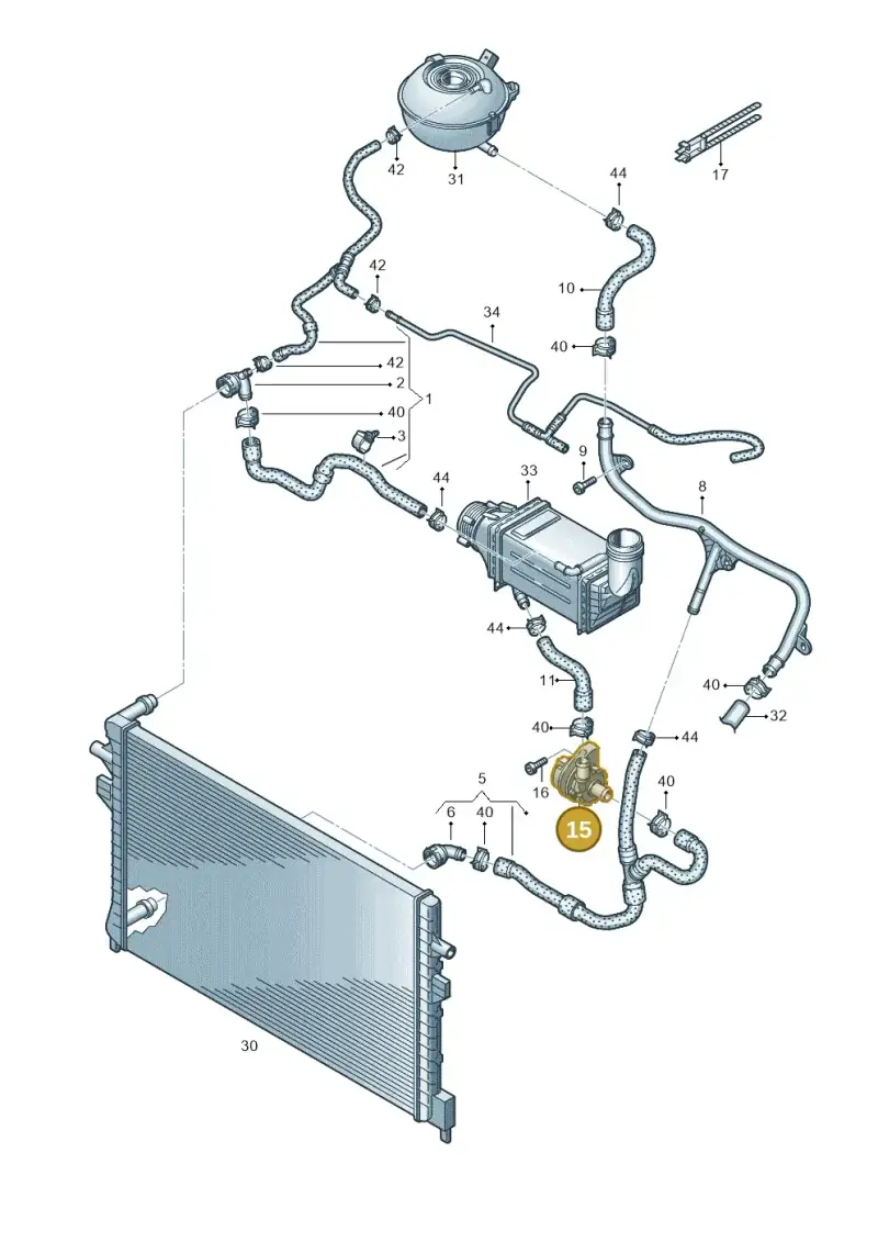 5Q0965567N — SEAT Leon ST Stylance (2016-2020) diagram 827121010, position 15