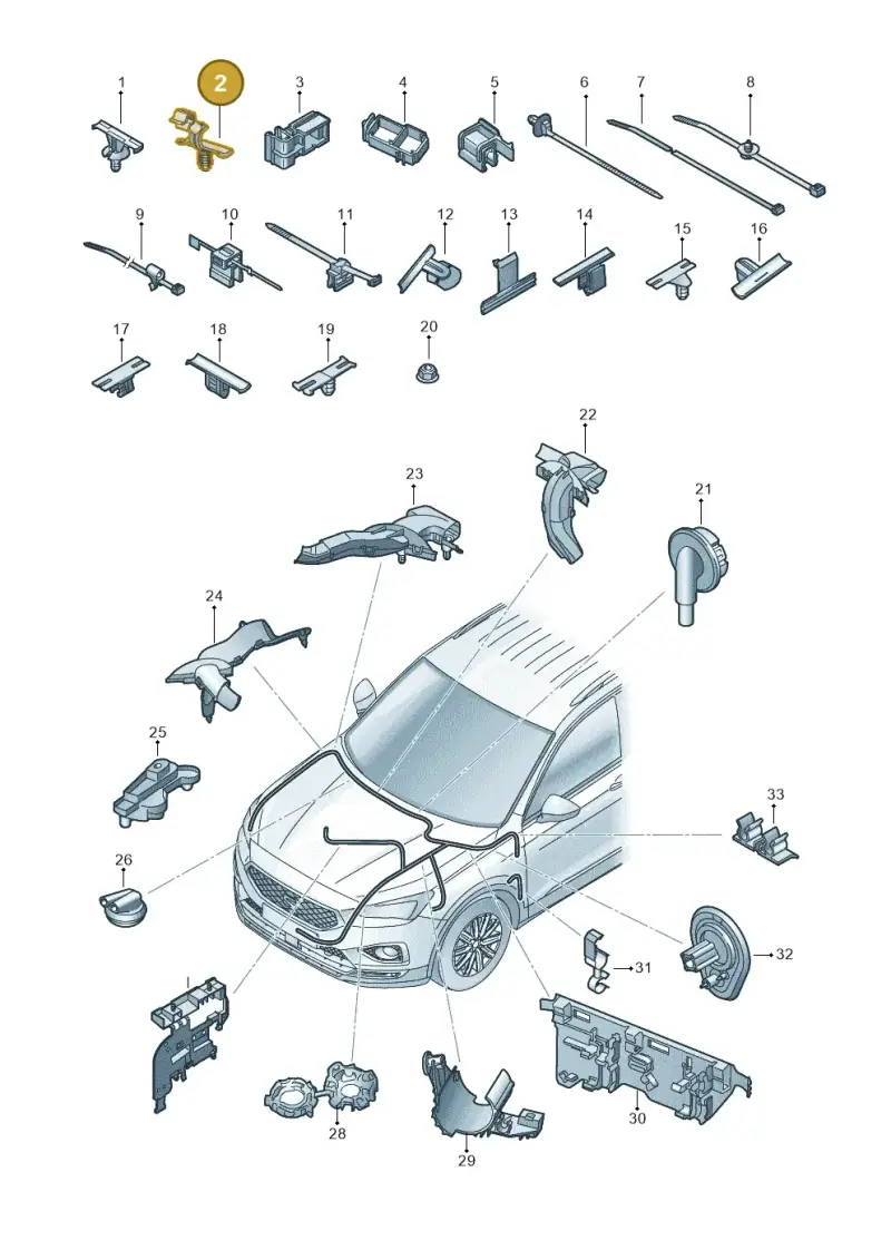 5Q0971848B — SEAT Tarraco FR (2018-2024) diagram 591971079, position 2