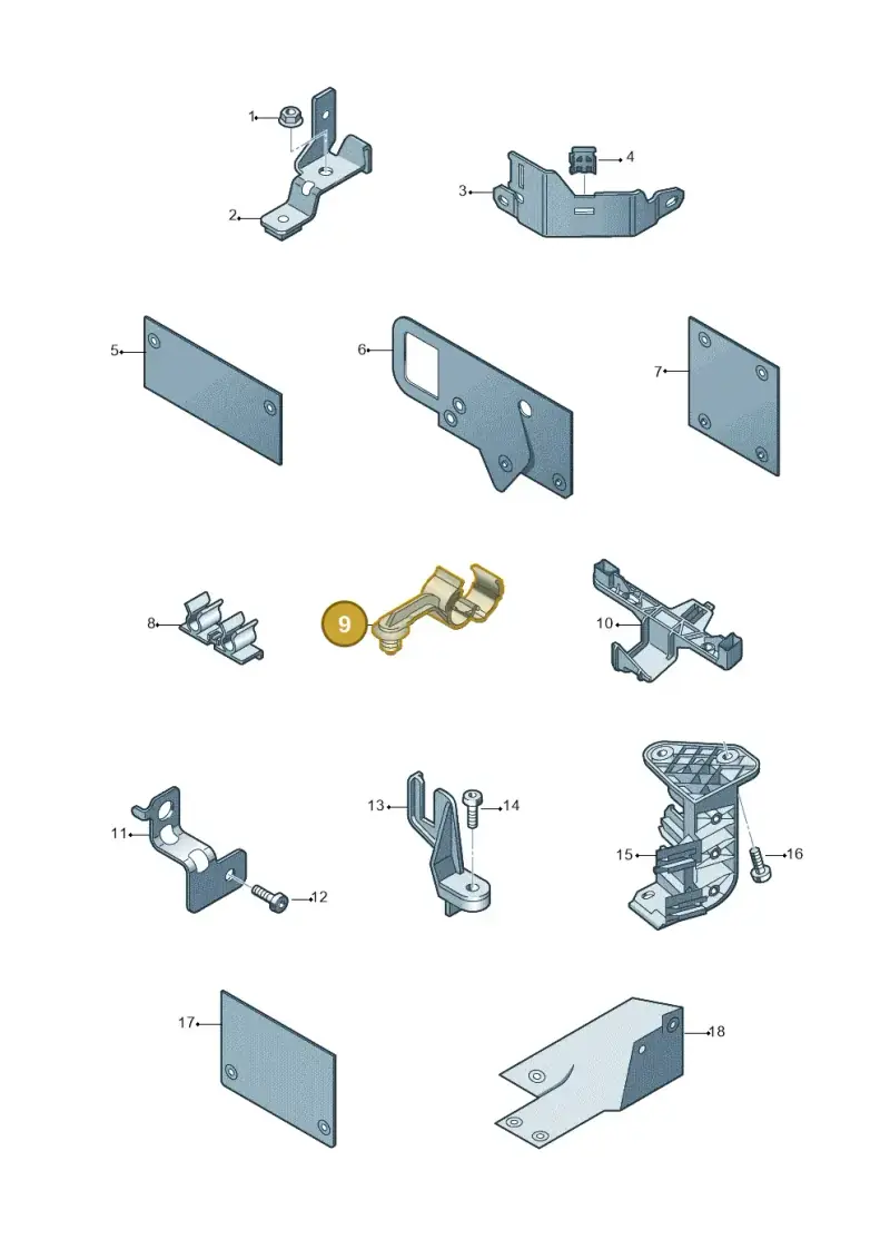 5Q0971848E — SEAT Leon ST Stylance (2016-2020) diagram 745971000, position 9
