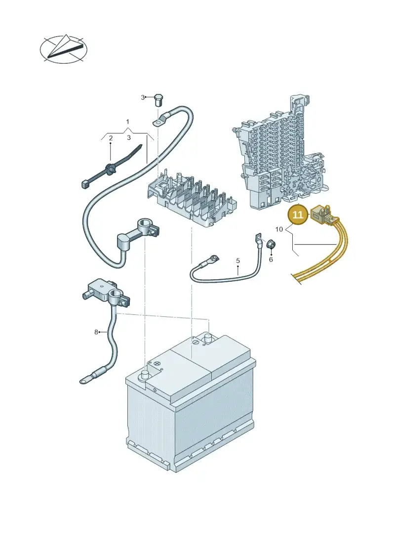 5Q0972752 — SEAT EBoost CUPRA (2021-) diagram 10a971005, position 11
