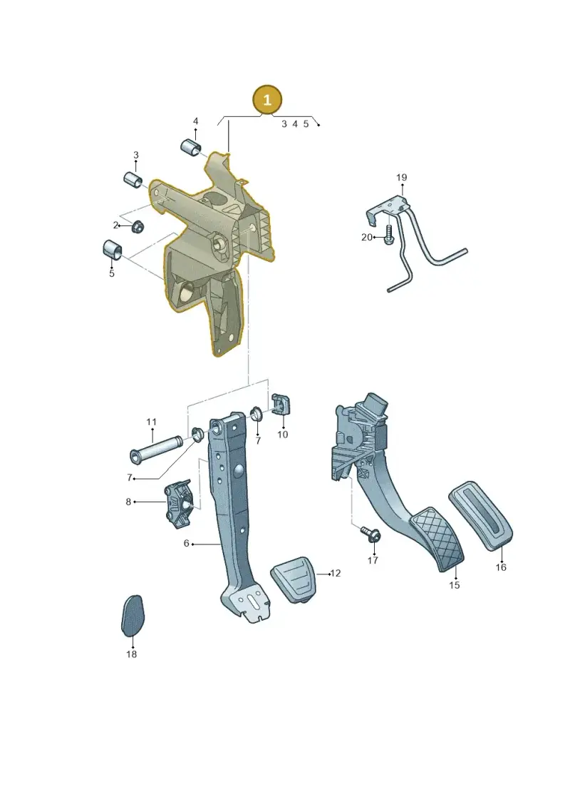 5Q1721115A — SEAT Formentor TSI CUPRA (2020-) diagram 884721600, position 1