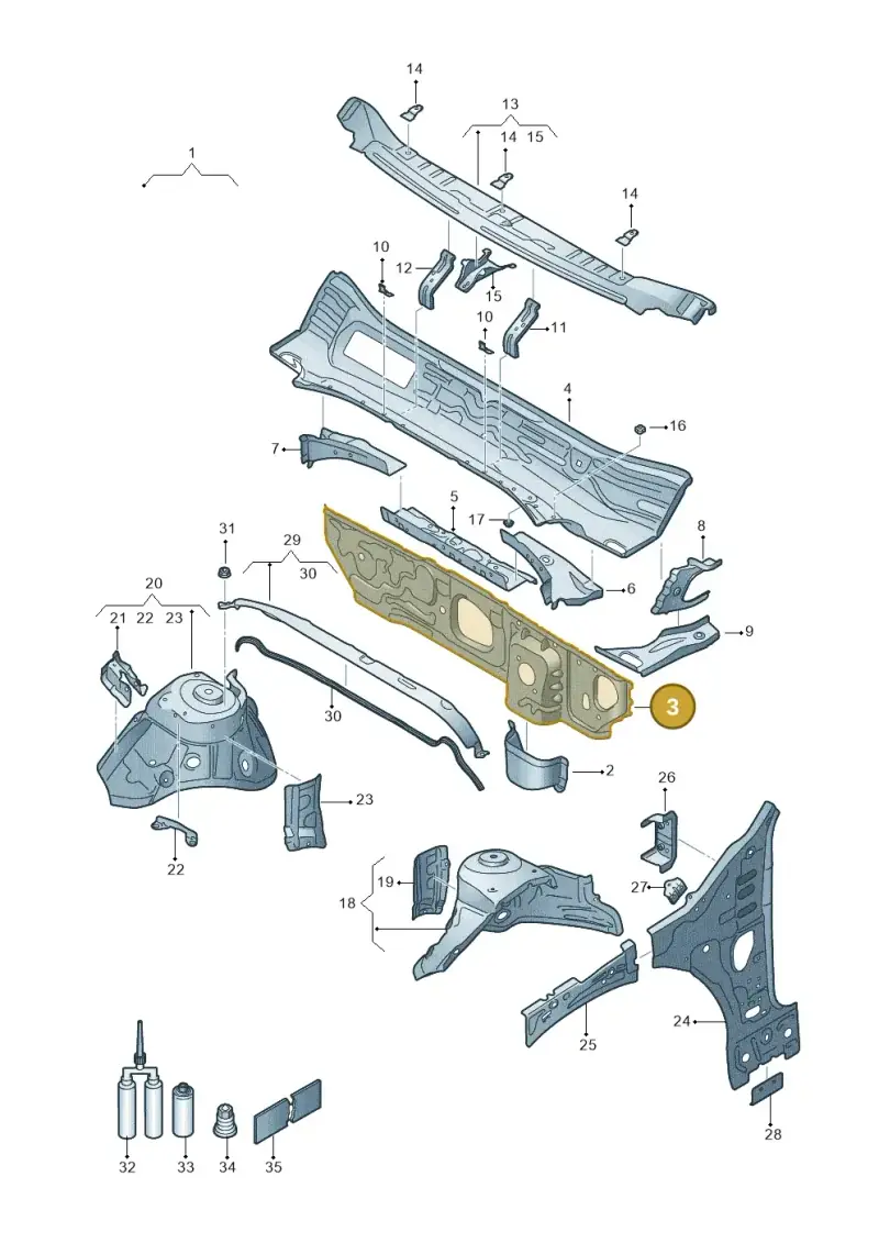 5Q1803155B — SEAT Formentor TSI CUPRA (2020-) diagram 5fn805050, position 3