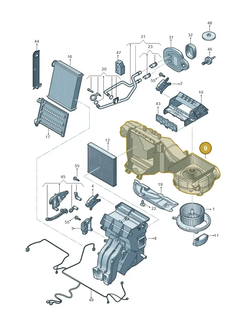 5Q1819007B — SEAT Leon ST Stylance (2012-2016) diagram 745819200, position 9