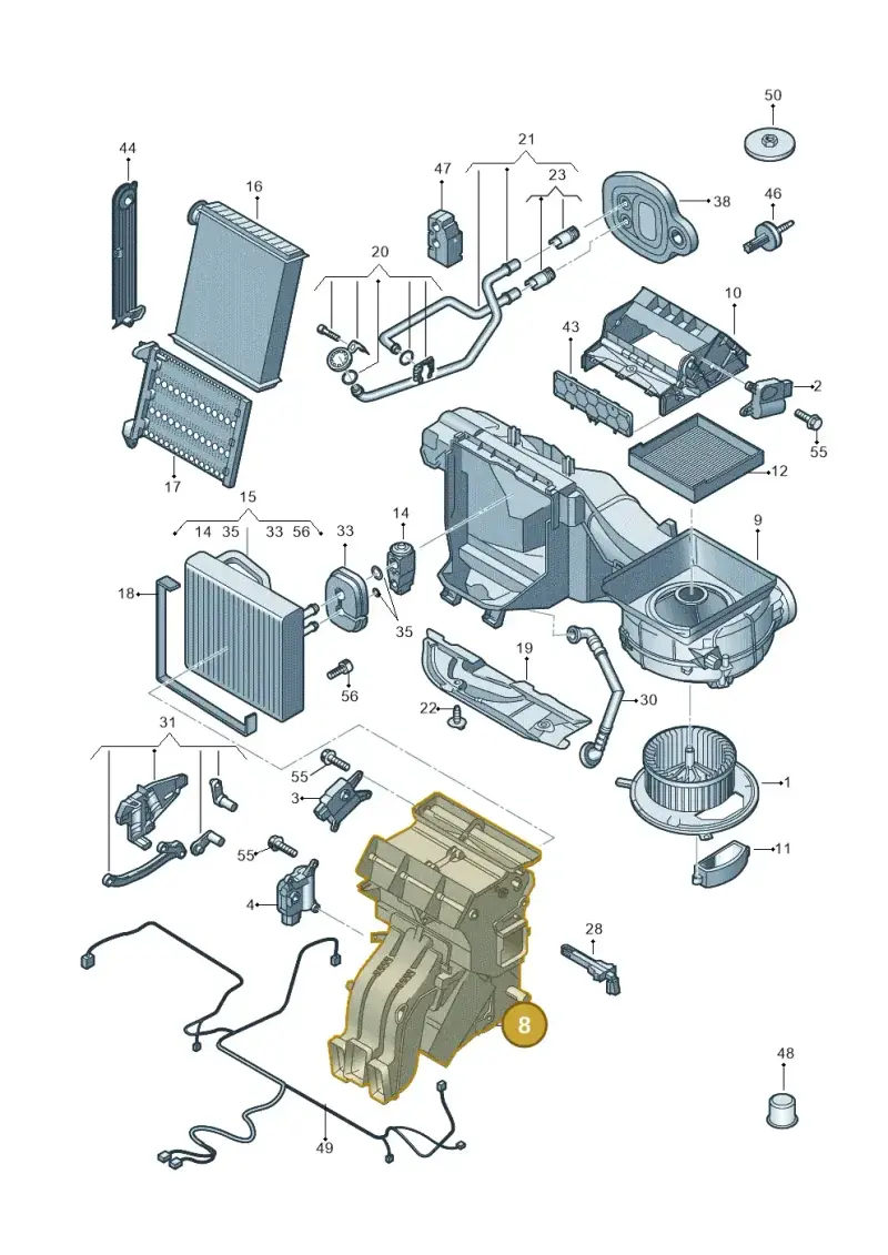 5Q1820353K — SEAT Ateca Style (2016-) diagram 745820100, position 8
