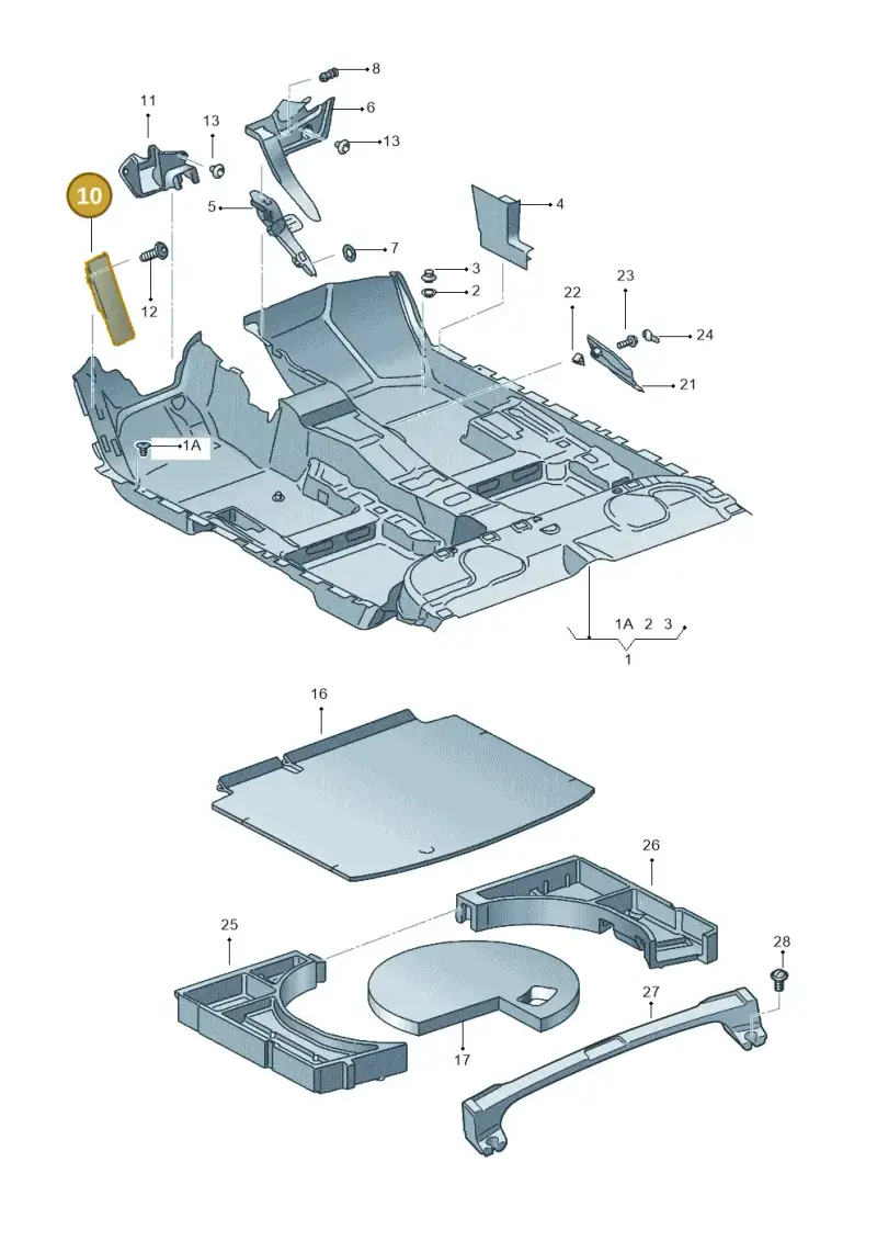 5Q1864551 — SEAT Leon ST Stylance (2012-2016) diagram 754863000, position 10