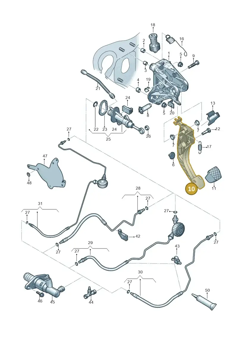 5Q2721321D — SEAT Formentor TSI CUPRA (2020-) diagram 746721250, position 10