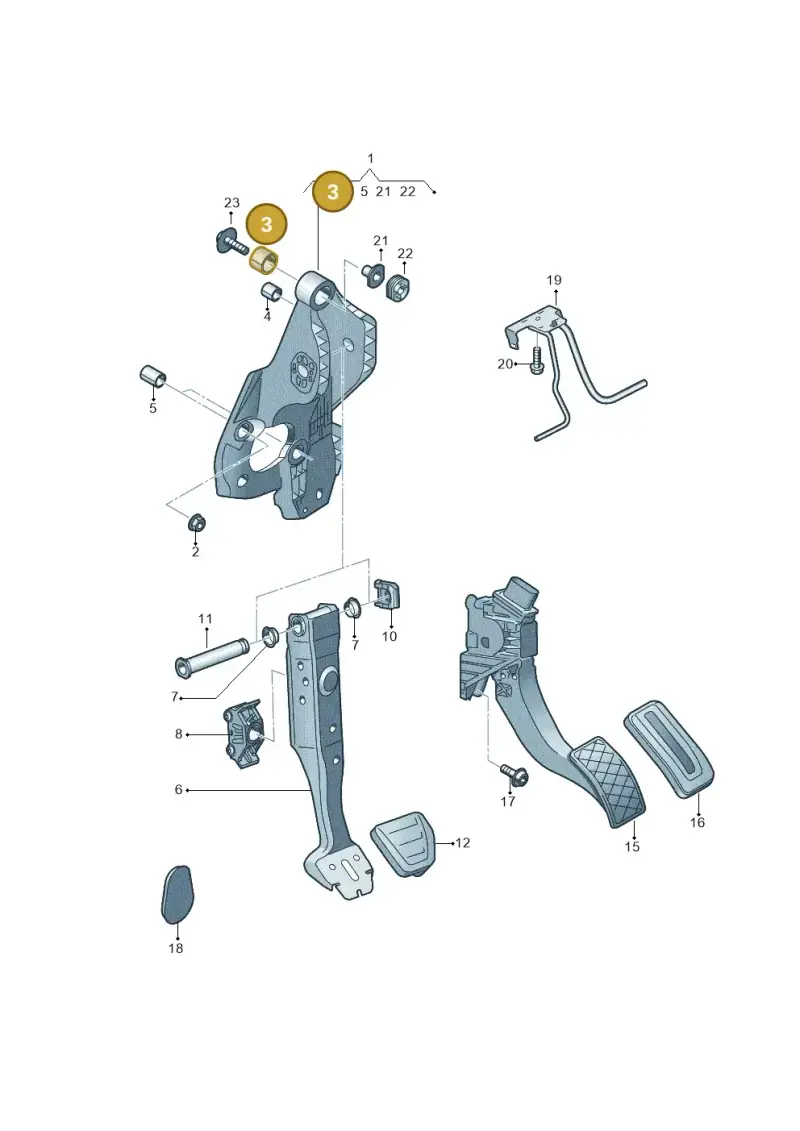 5Q2721368A — SEAT Tarraco FR (2018-2024) diagram 884721700, position 3