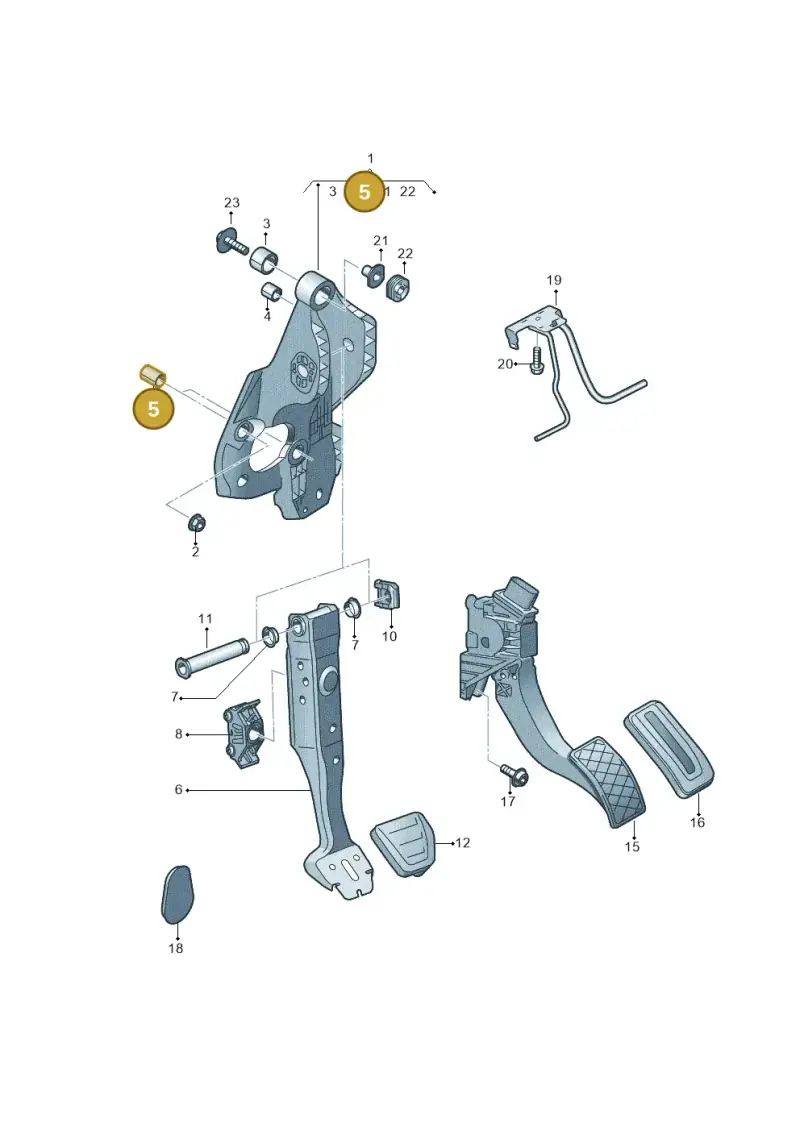 5Q2721620A — SEAT Tarraco FR (2018-2024) diagram 884721700, position 5