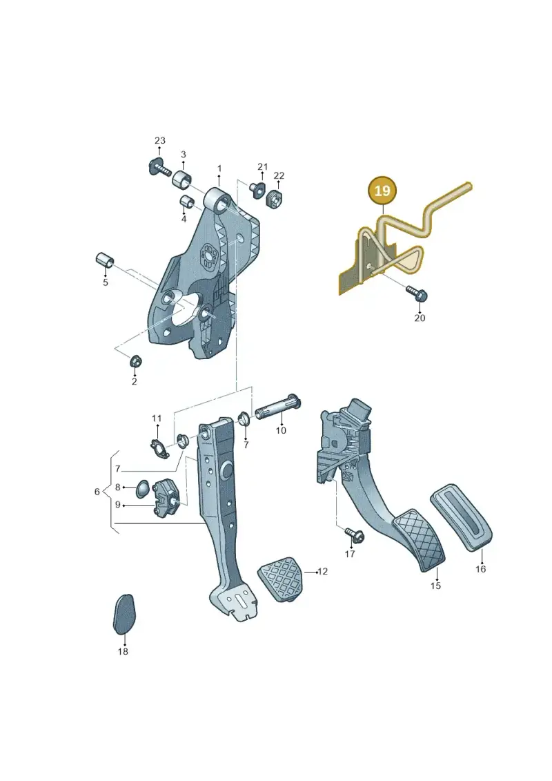 5Q2723913A — SEAT Ateca Style (2016-) diagram 745721700, position 19