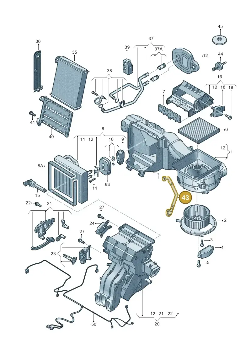 5Q2820127E — SEAT Formentor TSI CUPRA (2020-) diagram 827820100, position 43