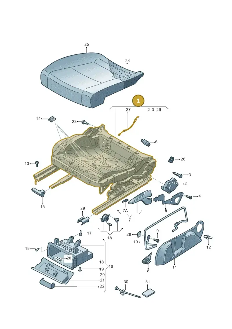 5Q4881106AB — SEAT Leon ST Stylance (2016-2020) diagram 830881000, position 1