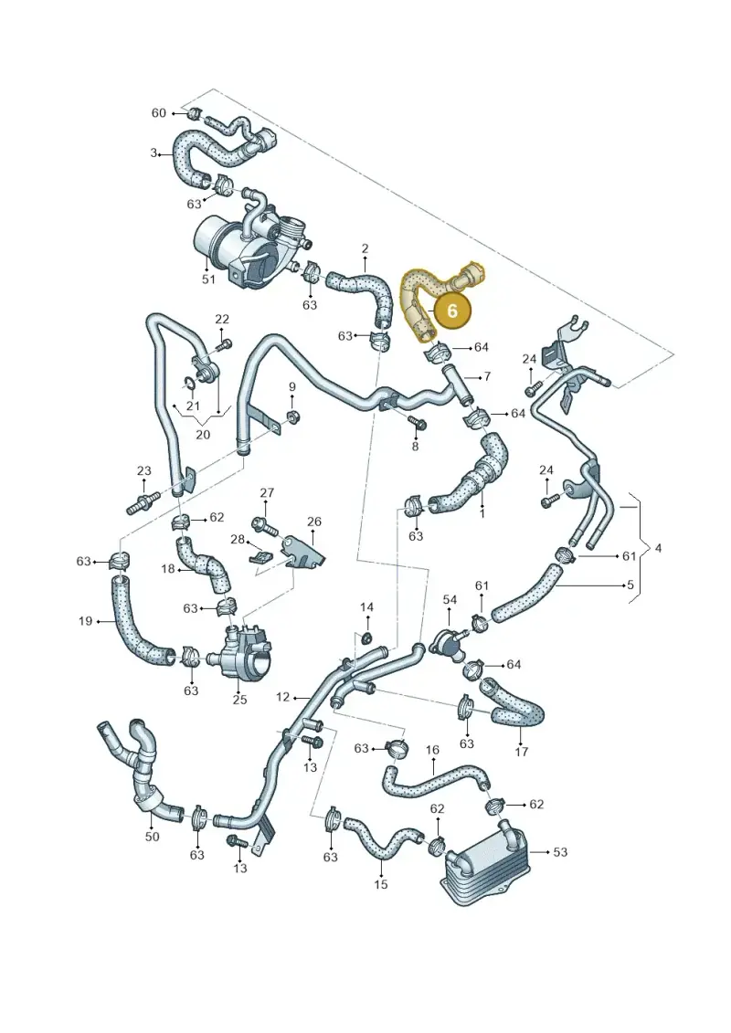 5QA122073 — SEAT Leon style (2019-) diagram 745121590, position 6