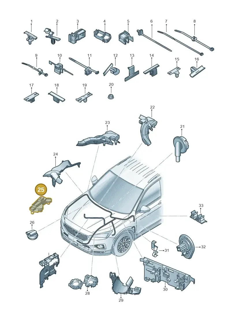 5QA971860A — SEAT Tarraco FR (2018-2024) diagram 591971079, position 25