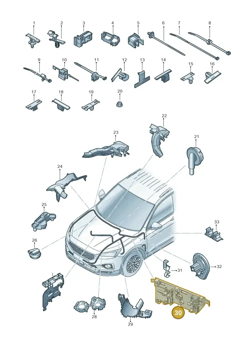 5QA971890A — SEAT Tarraco FR (2018-2024) diagram 591971079, position 30