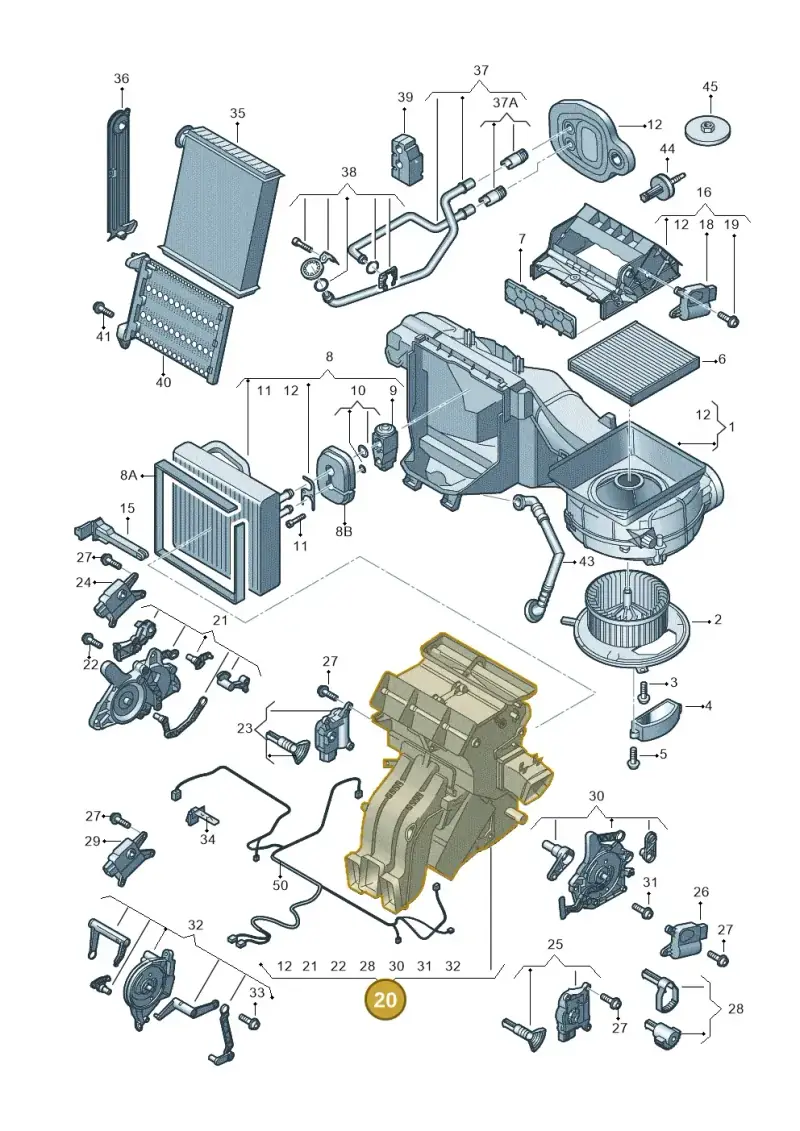5QB820353A — SEAT Formentor TSI CUPRA (2020-) diagram 793820200, position 20