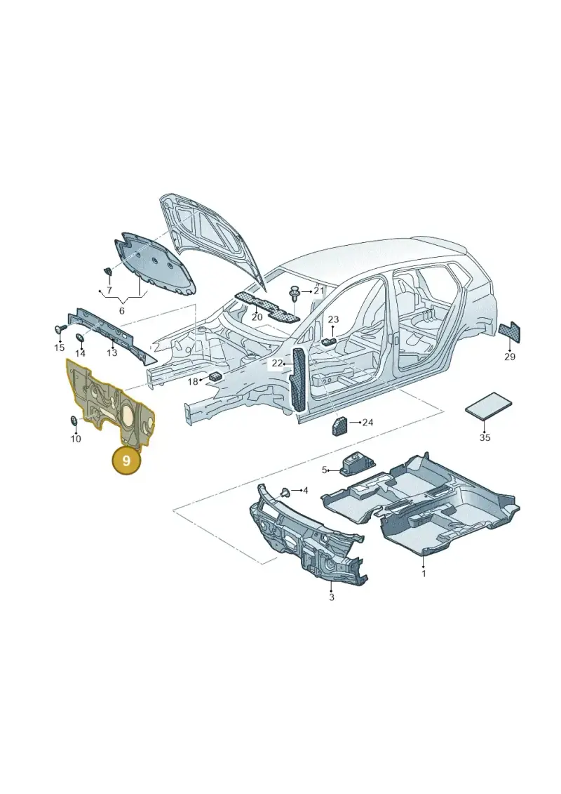 5QC863353D — SEAT Tarraco FR (2018-2024) diagram 780863200, position 9