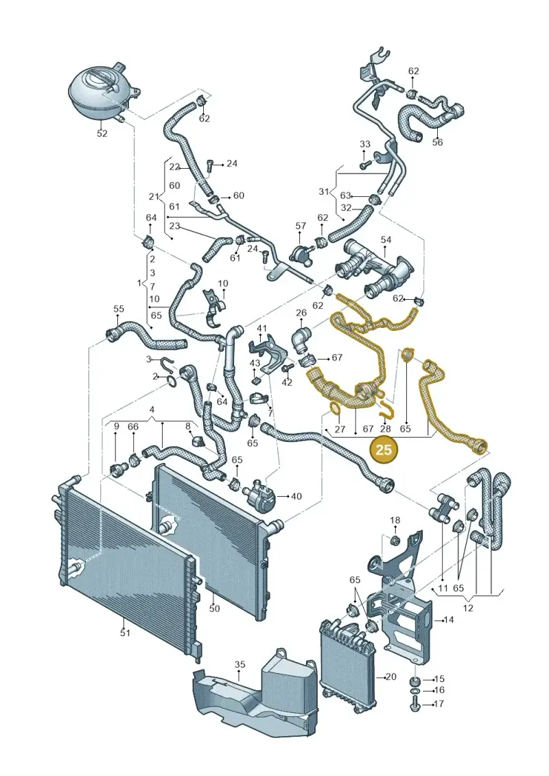 5QF122101F — SEAT Tarraco FR (2018-2024) diagram 884121000, position 25