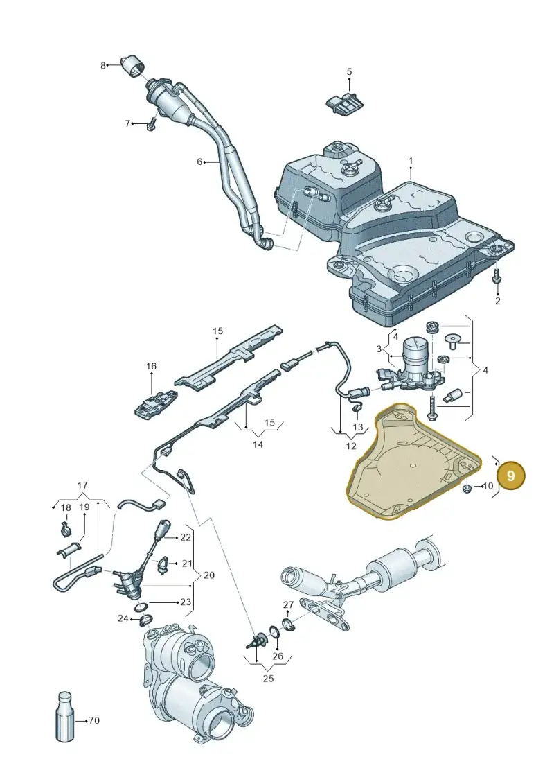 5QF131331A — SEAT Tarraco FR (2018-2024) diagram 884253102, position 9