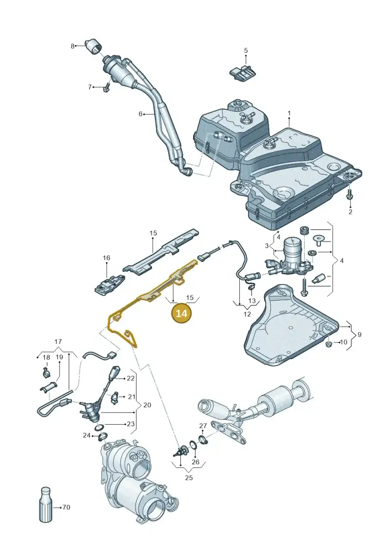 5QF131961E — SEAT Tarraco FR (2018-2024) diagram 884253102, position 14