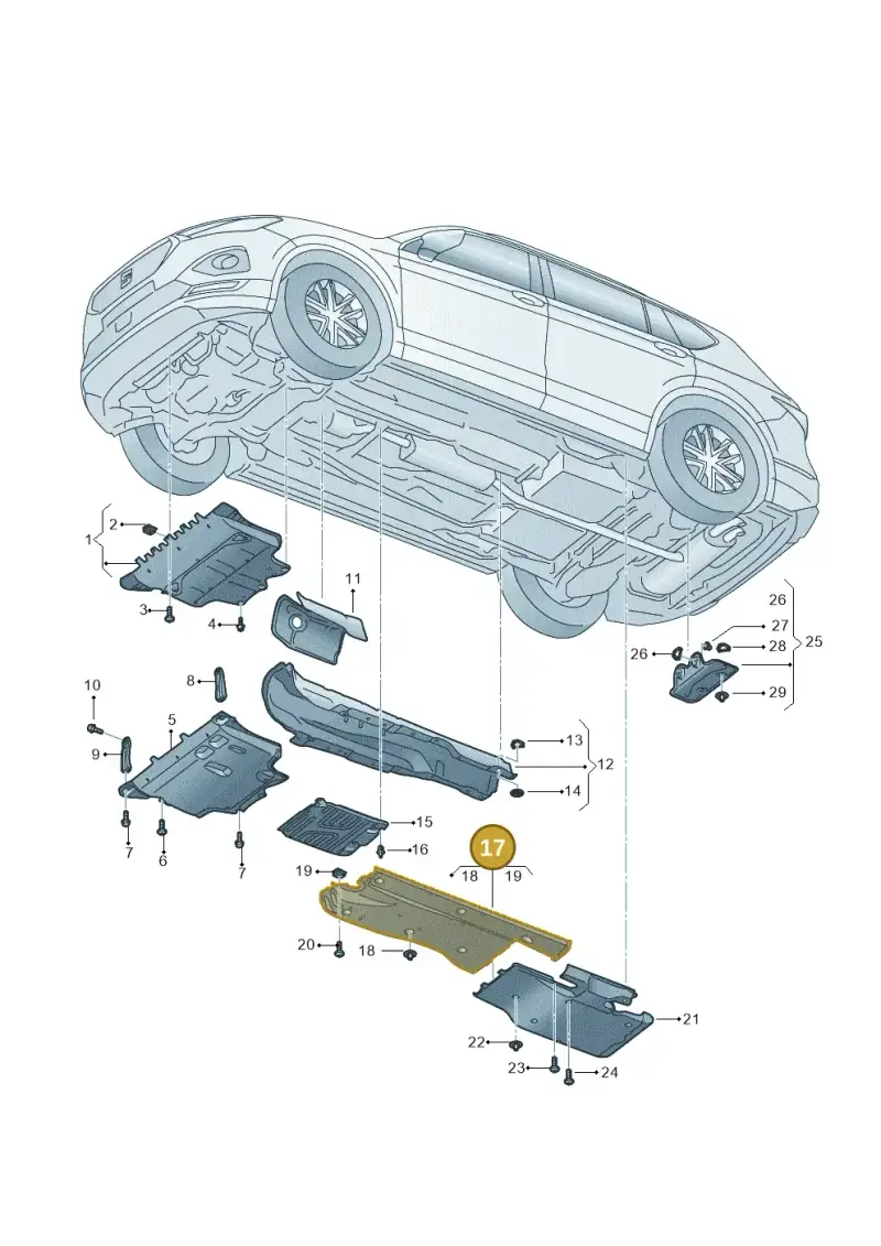 5QF825201K — SEAT Tarraco FR (2018-2024) diagram 591825015, position 17
