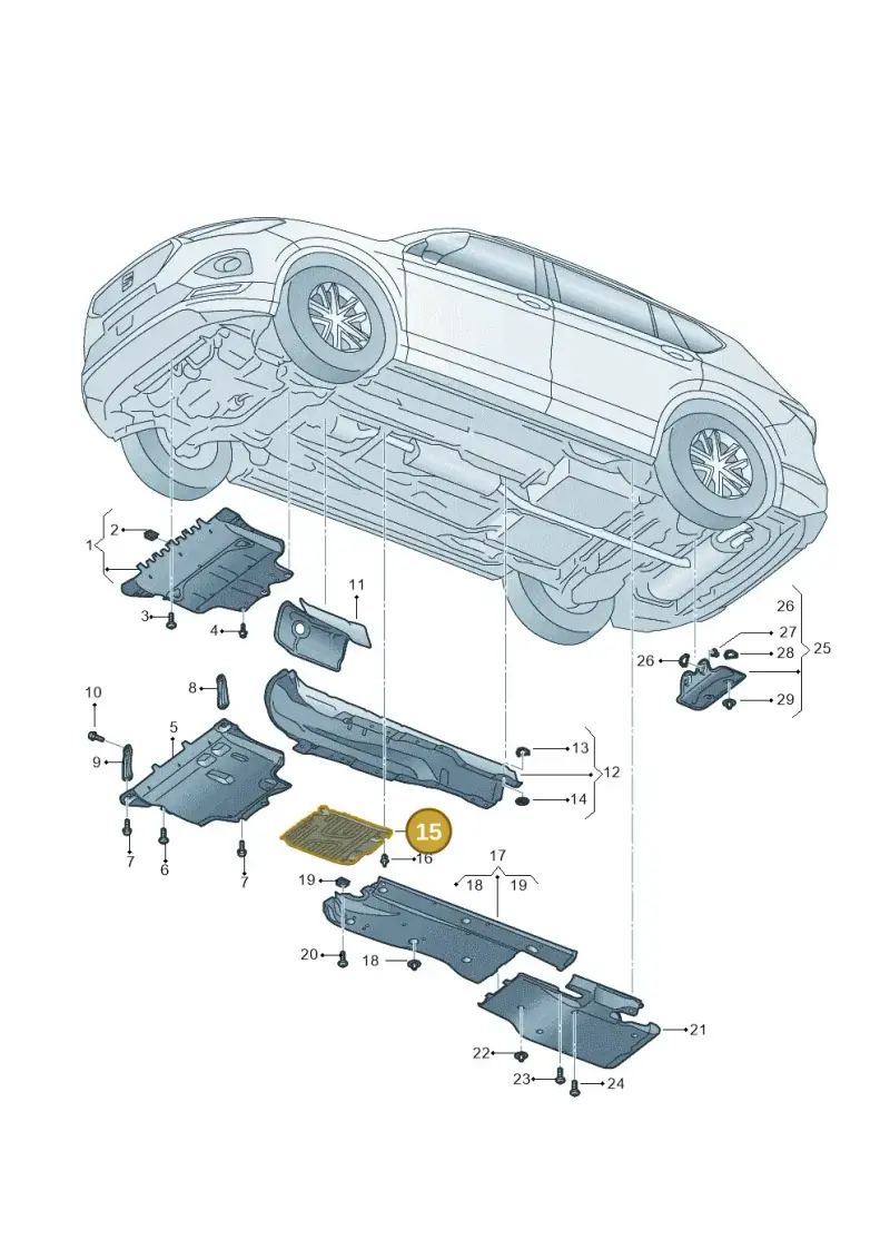 5QF825230 — SEAT Tarraco FR (2018-2024) diagram 591825015, position 15