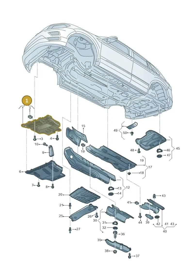 5QF825236A — SEAT Tarraco FR (2018-2024) diagram 591825000, position 1