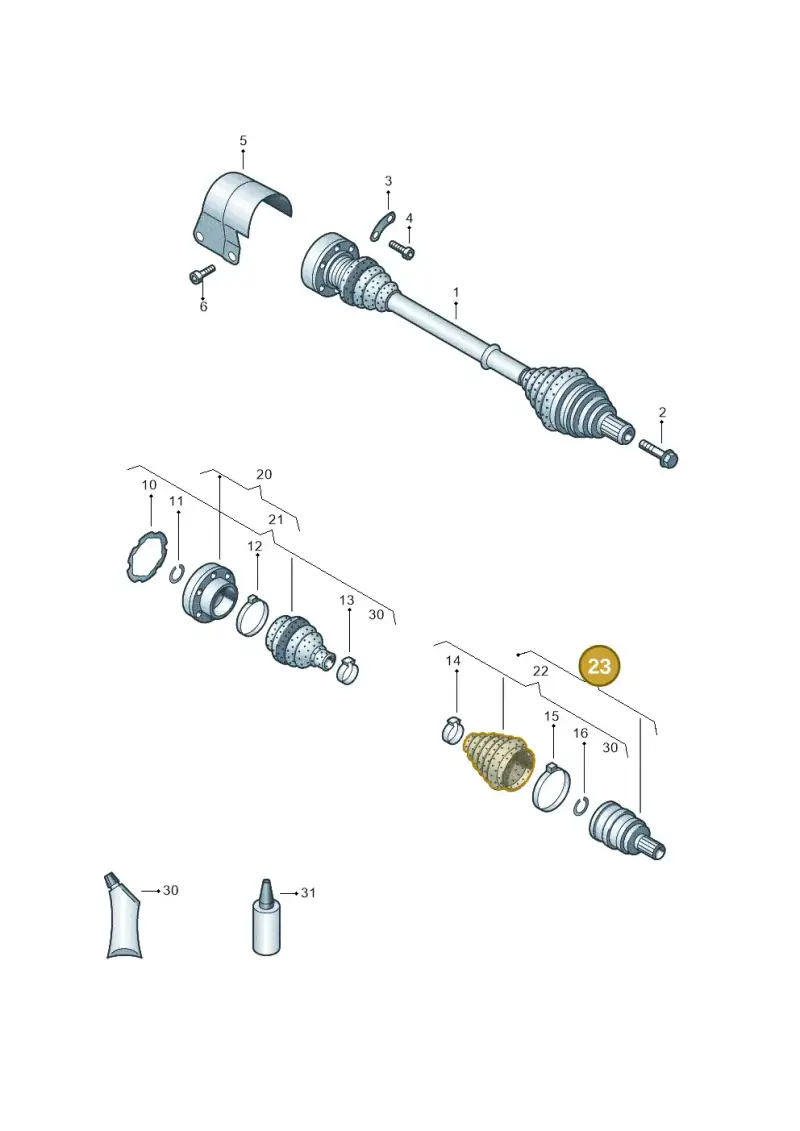 5QM498099X — SEAT Ateca Style (2016-) diagram 793407200, position 23