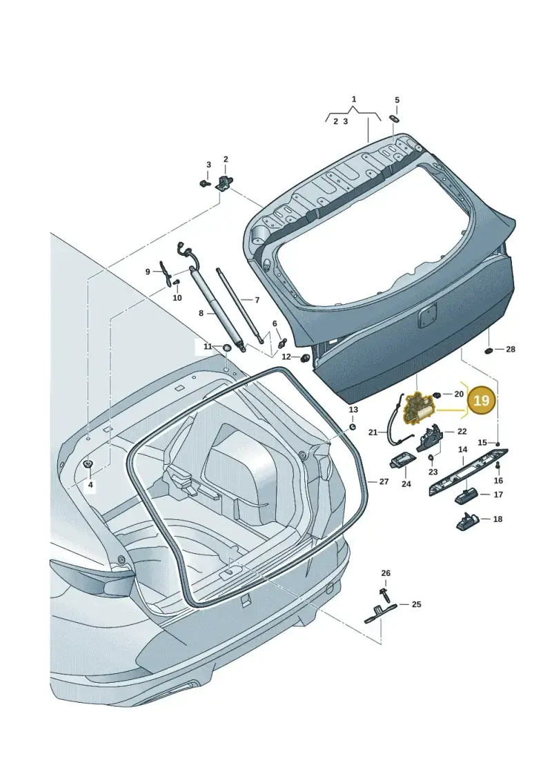 5TA827887C — SEAT Formentor TSI CUPRA (2020-) diagram 5ff827000, position 19