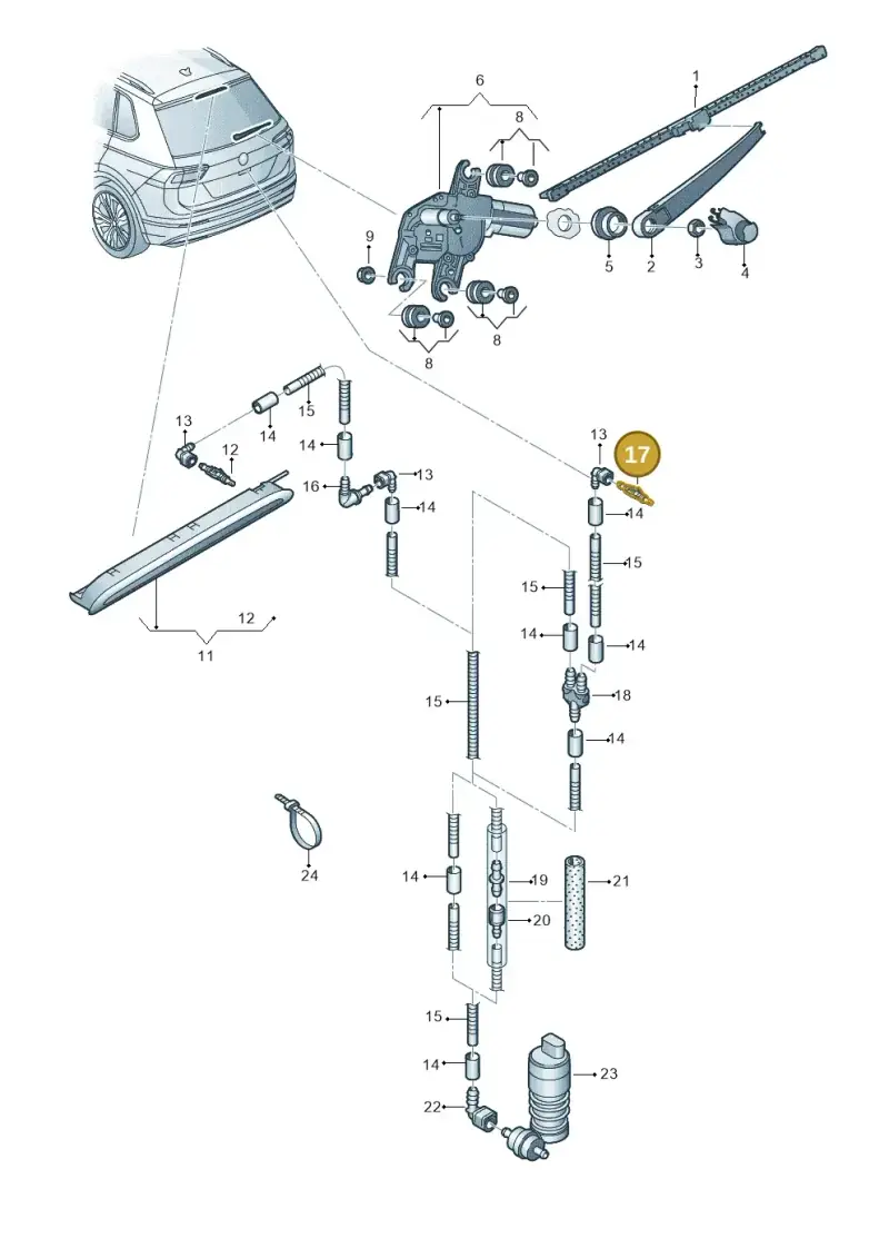 5TA955993 — SEAT Tarraco FR (2018-2024) diagram 884955200, position 17