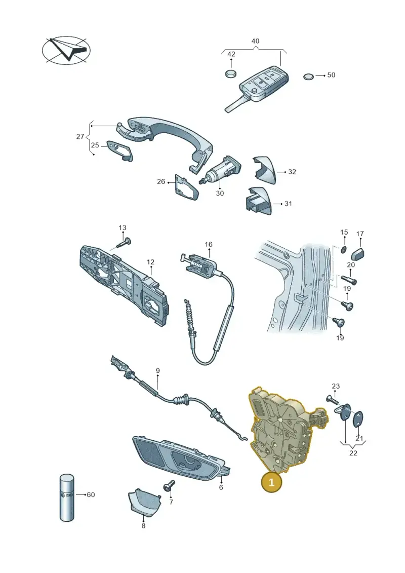 5TB837015 — SEAT Arona FR (2017-) diagram 893837000, position 1