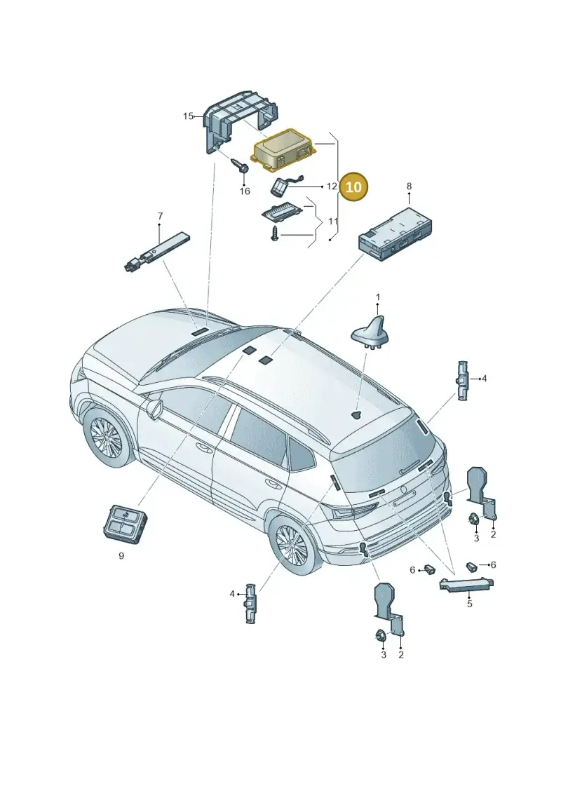 5WA035284E — Skoda Kodiaq (2016-2024) diagram 804000140, position 10