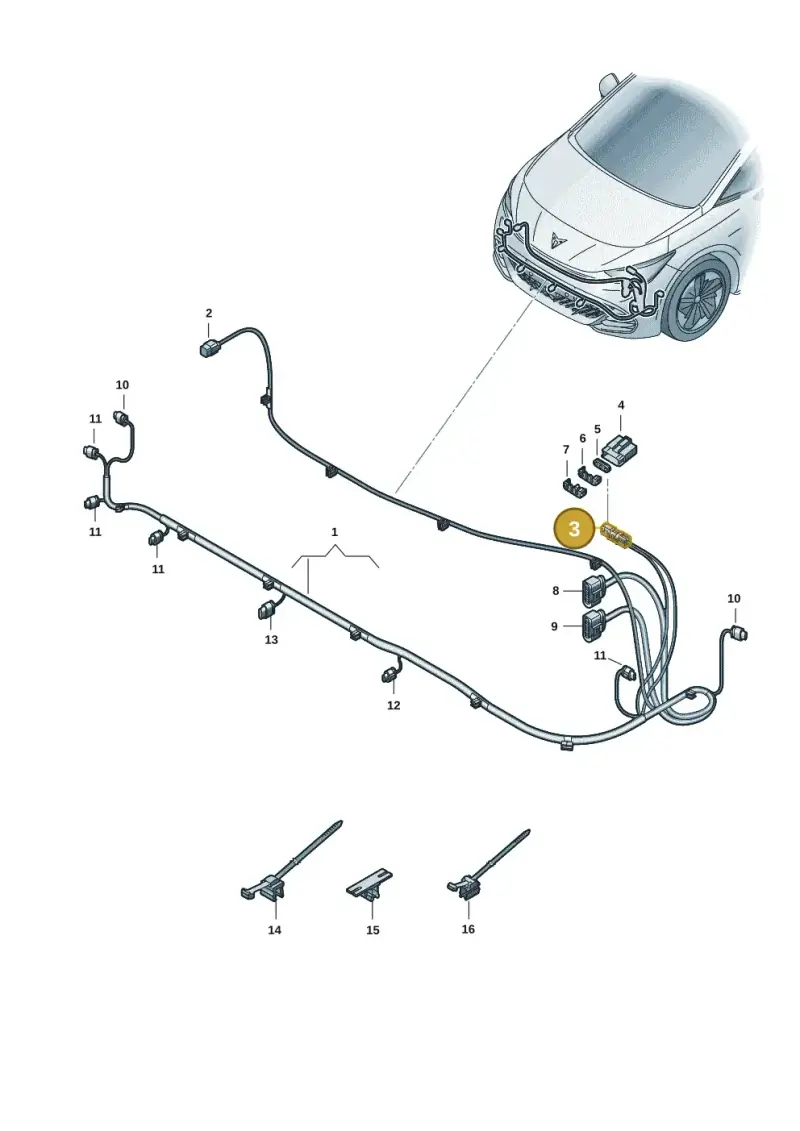 5WA035447 — SEAT CUPRA Born (2021-) diagram 10s971000, position 3