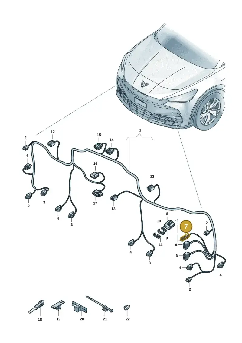 5WA035447 — SEAT CUPRA Tavascan (2023-) diagram 20h971000, position 7