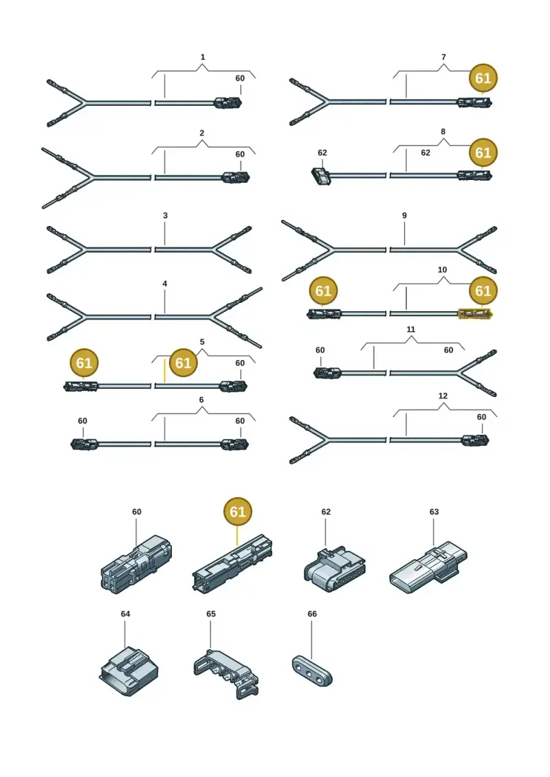 5WA035447A — Audi A5 Limousine (2024-2025) diagram 596971802, position 61