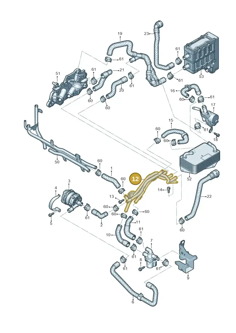 5WA121064K — SEAT CUPRA Formentor (2020-) diagram 745121620, position 12