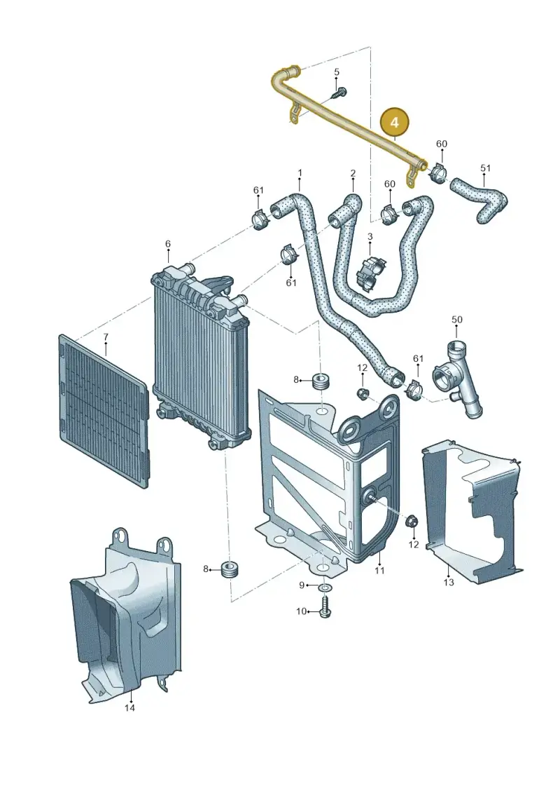 5WA121070C — SEAT Tarraco FR (2018-2024) diagram 850121470, position 4