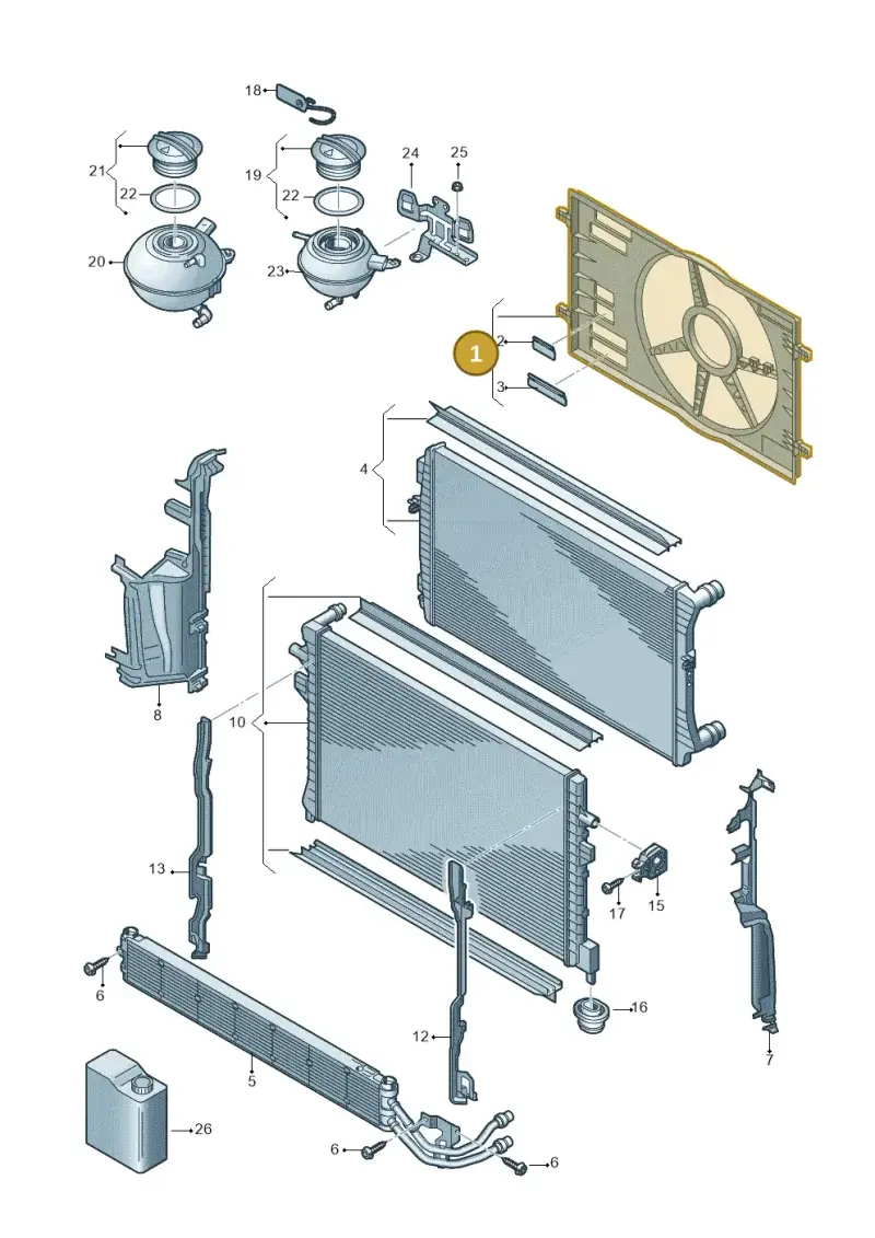 5WA121205 — SEAT Leon style (2019-) diagram 746121870, position 1