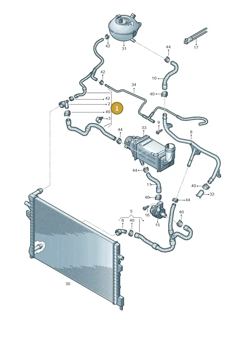 5WA122101AH — SEAT Formentor TSI CUPRA (2020-) diagram 827121010, position 1