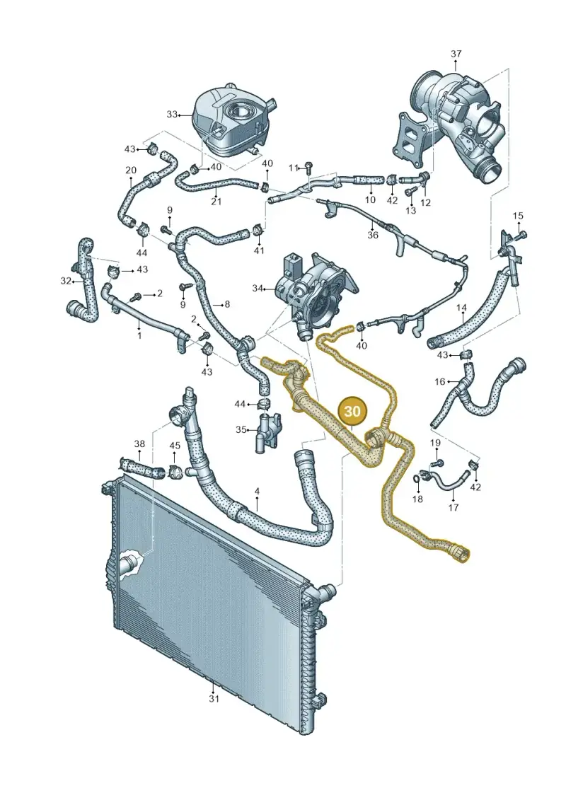 5WA122101AP — SEAT Ateca Style (2016-) diagram 884121440, position 30