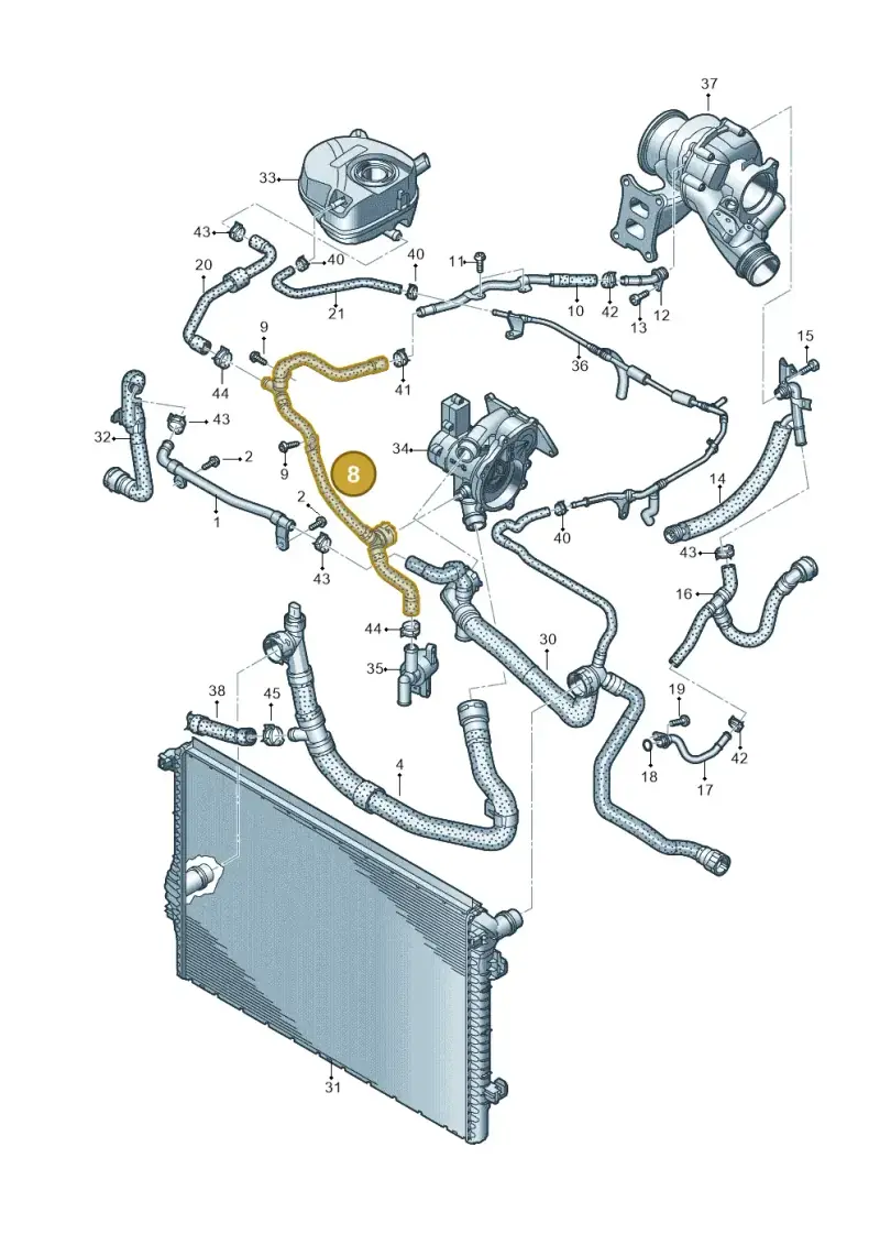 5WA122109B — SEAT Formentor TSI CUPRA (2020-) diagram 884121440, position 8
